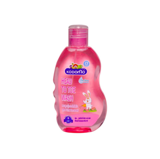 Kodomo Head to Toe Wash Pink Hanabaki 0+ 200ml